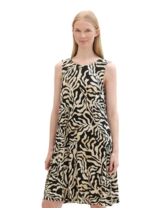 Платье из джерси с деталью на спине, черный Tom tailor