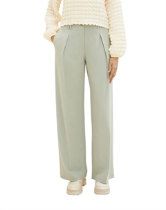 "Lea Wide Leg" плиссированные брюки с широкими штанинами, зеленый Tom tailor