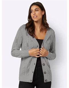 Классический кардиган Basics, серый Classic basics