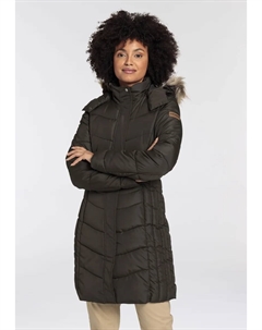 Стеганое пальто "PAIVA", согревающее, водоотталкивающее и ветрозащитное, коричневый Icepeak