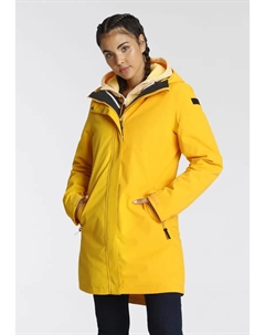 Функциональная парка 3-в-1 "PHILIPPSBU", с капюшоном, водонепроницаемая, ветрозащитная и дышащая, желтый Icepeak