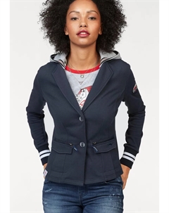 Пиджак с множеством деталей и съемным капюшоном, цвет Marine-Hellgrau-Meliert Kangaroos