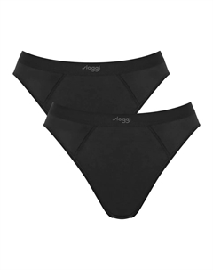 Трусы "EVER Ease Tai 2P" (экономный пакет, 2 шт.), терморегулирующие, черный Sloggi