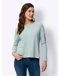 Вязаный свитер "Пуловер", мятный Heine