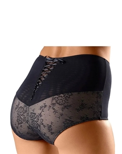 Открытые трусики Gold с экстравагантной шнуровкой сзади, черный Petite fleur