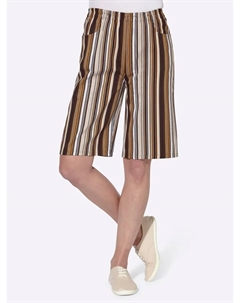 Шорты-бермуды, цвет Dunkelbraun-Gestreift Classic basics