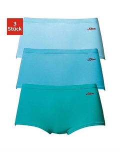 Трусики (3 шт.), изготовлены из качественного эластичного хлопка, бирюзовый S.oliver