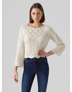 Пуловер, кремовый Vero moda
