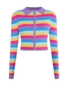 Пуловер, цвет violett mehrfarbig Mymo