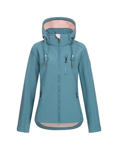 Куртка из софтшелла "PEAK CREEK WOMEN", со съемным капюшоном, синий Deproc active