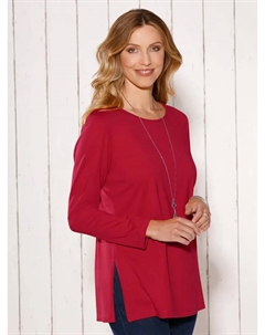 Рубашка с длинными рукавами "Longshirt", бордовый Classic basics