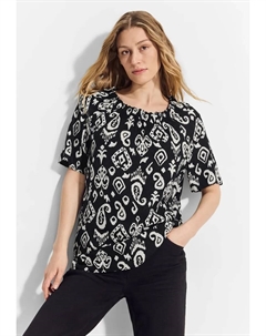 Туника из мягкой вискозы, черный Cecil