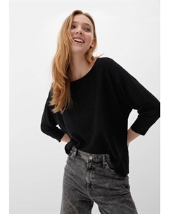 Пуловер, черный Qs