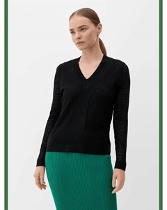 Пуловер, черный S.oliver