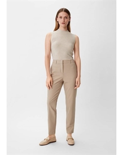 Тканевые брюки, бежевый Comma,