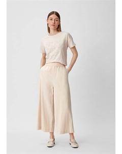 Тканевые брюки, бежевый Comma,
