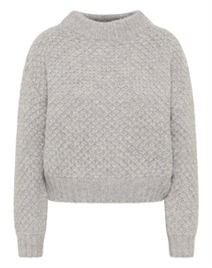 Пуловер, светло-серый Izia