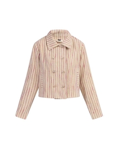 Переходная куртка, цвет pink wollweisser streifen Faina