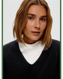 Пуловер, черный S.oliver