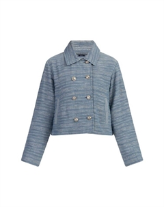 Переходная куртка, цвет blau wollweiss streifen Dreimaster