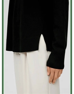 Пуловер, черный S.oliver