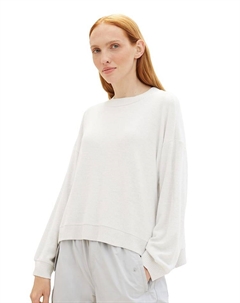 Пуловер, светло-серый Tom tailor