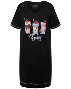 Ночное белье, черный Ulla popken