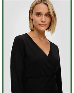 Пуловер, черный S.oliver