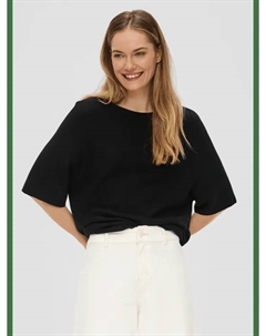 Пуловер, черный S.oliver