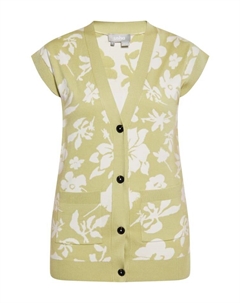 Свитер-жилет, цвет hellgrün wollweiss Usha