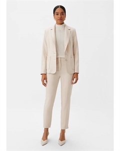 Тканевые брюки, бежевый Comma,