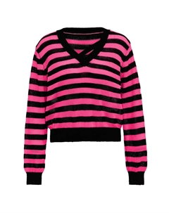 Пуловер, цвет schwarz pink Sweeties by leo