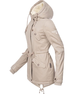 Пуховик, серо-коричневый Marikoo