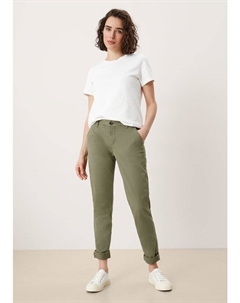 Тканевые брюки, оливковый S.oliver