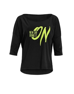 Функциональная рубашка, цвет schwarz/neon gelb Winshape