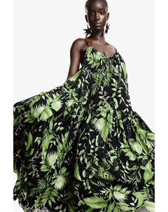 Платье макси а-силуэта, зеленый H&m