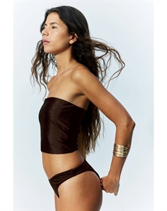 Топ для плавания бандо, коричневый H&m