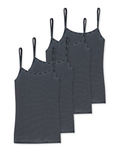 Топ Spaghetti Modal Essentials, синий Schiesser