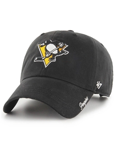 Женская регулируемая кепка черного цвета Pittsburgh Penguins Team Miata '47 Unbranded