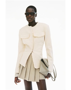 Юбка со складками, бежевый H&m