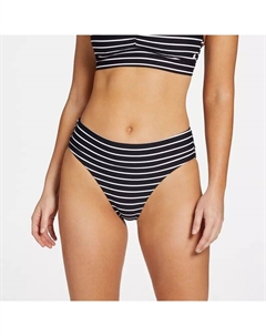 Женские плавки для плавания со средней посадкой и широкими полосками и высокими штанинами Calia