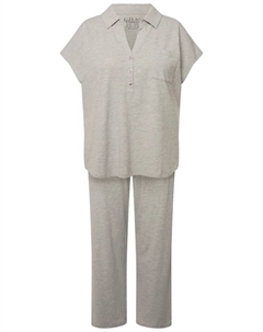 Пижама, цвет hellgrau mélange Ulla popken