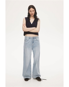 Широкие заниженные джинсы baggy, синий H&m