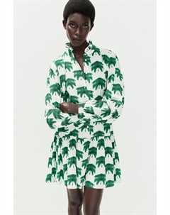 Платье с воланным воротником, белый H&m