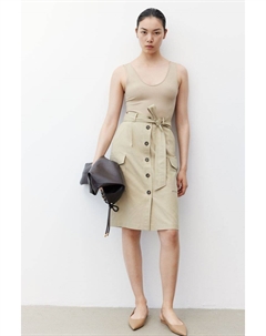 Юбка-Карго с поясом, бежевый H&m