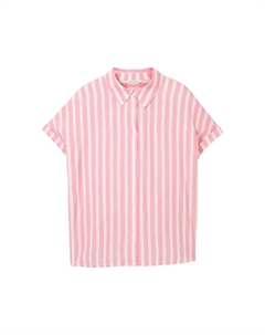 Блузка с коротким рукавом Blouse, розовый Tom tailor