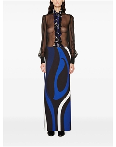 Юбка миди Cady, синий Pucci