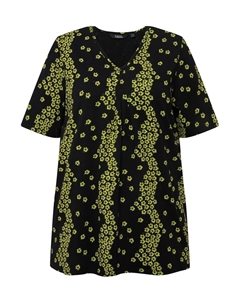 Топ Shirt, черный Ulla popken