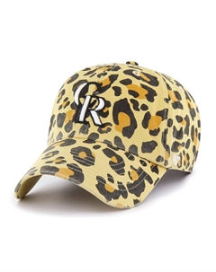 Женская регулируемая шапка цвета гепарда '47 Colorado Rockies светло-коричневого цвета Unbranded