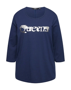 Топ Shirt, синий Ulla popken